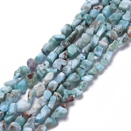 Natural Larimar Beads Strands G-K203-91-1