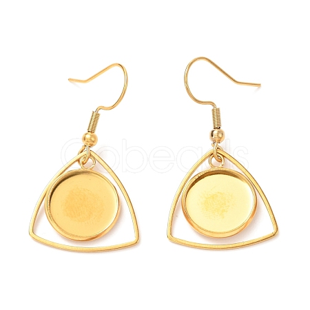 201 Stainless Steel Earring Hooks STAS-C030-21G-1