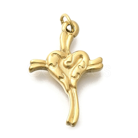 Ion Plating(IP) 304 Stainless Steel Pendants STAS-K263-56G-02-1