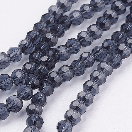 Glass Beads Strands EGLA-J042-4mm-03-1