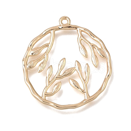 Brass Pendants KK-H293-06B-G-1