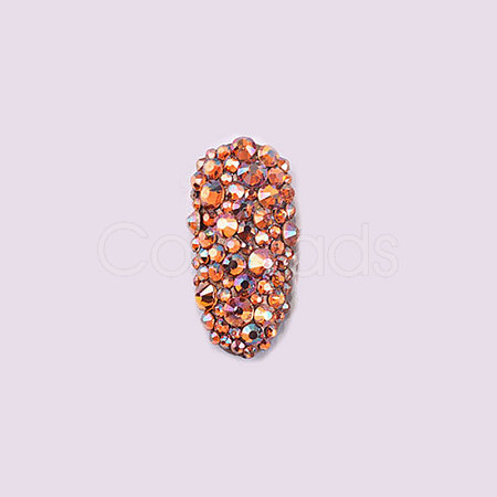 Glass Rhinestone Flat Back Cabochons RGLA-S002-12SS-44-1