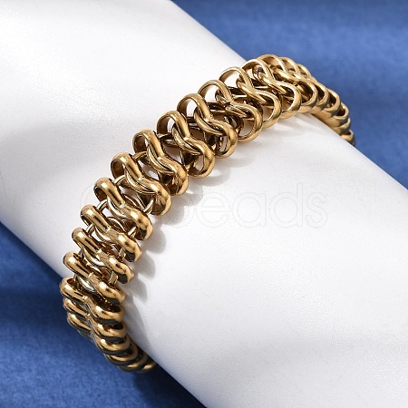 12MM 316L Surgical Stainless Steel Link Chain Bracelets SA-CBAB122-04G-1