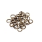 Metal Open Jump Rings, Antique Bronze, 3x0.5mm