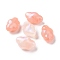 Opaque Acrylic Beads, Glitter Beads, Cloud, Light Salmon, 16.5x26x13mm, Hole: 2mm, about 150pcs/500g