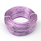 Anodized Aluminum Wire, Bendable Metal Craft Wire, Flexible Craft Wire, for Beading Jewelry Craft Making, Lilac, 18 Gauge, 1.0mm, 200m/500g(656.1 Feet/500g)