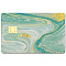 PVC Plastic Waterproof Card Stickers, Self-adhesion Card Skin for Bank Card Decor, Rectangle, Others, 186.3x137.3mm