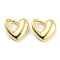 Alloy Pendants, Heart, Golden, 16x17x5mm, Hole: 6.5x7mm