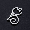 Non-Tarnish 304 Stainless Steel Pendants A-STAS-S105-JN366-1-2