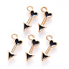 Alloy Enamel Charms X-ENAM-S121-077-2