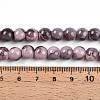 Baking Paint Glass Beads Strands DGLA-N003-8mm-C09-5