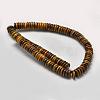 Natural Tiger Eye Heishi Beads Strands G-K208-25-8mm-2