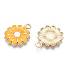 Alloy Enamel Pendants ENAM-S119-090A-RS-1