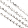Brass Rhinestone Strass Chains CHC-T002-SS18-01S-3