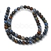 Natural Dumortierite Beads Strands LS-G-F826-A01-6mm-3