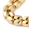 Electroplated Synthetic Magnetic Hematite Beads Strands G-Q1009-G02-01LG-3