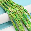 Synthetic Imperial Jasper Dyed Beads Strands G-D077-C01-12-2