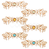 6 Sets 3 Colors Alloy Snap Lock Clasps FIND-NB0002-73-1