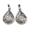 Natural Quartz Crystal Rock Crystal Pendants G-Q158-05P-14-1