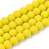 Opaque Glass Beads Strands GLAA-T032-P8mm-MD10-1