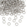 Tarnish Resistant 304 Stainless Steel Open Jump Rings STAS-N015-04-6x0.9mm-6