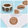 Self-Adhesive Kraft Paper Gift Tag Stickers DIY-G013-A20-4