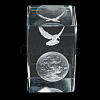 3D Laser Engraving Animal Glass Figurine DJEW-R013-01A-4
