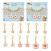 Flower Stitch Markers HJEW-AB00275-1