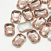 Pointed Back Glass Rhinestone Cabochons RGLA-T079-6x8mm-08-1