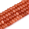 Dyed Natural White Jade Beads Strands X-G-T139-59A-06-4