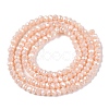 Electroplate Glass Beads Strands EGLA-A044-P1mm-B05-3