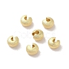 Brass Crimp Beads Covers FIND-Z039-07C-G-2