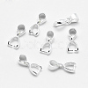 Anti-Tarnish Rhodium Plated 925 Sterling Silver Pendant Bails LS-STER-E050-03P-1