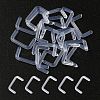 Acrylic L-Shaped Nose Ring AJEW-YW0001-06K-1