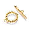 201 Stainless Steel Toggle Clasps STAS-N087-34G-2