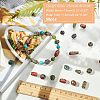 50PCS Mixed Antique Golden Handmade Tibetan Style Beads TIBEB-PH0003-01-WH-2