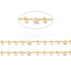 Natural White Labradorite Column Beaded Chains CHC-K012-02G-03-2