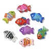 Printed Opaque Acrylic Beads AC-CBAEA1A-02-1