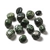 Natural Green Spot Jasper Beads G-G979-A13-1