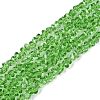 Transparent Glass Beads Strands GLAA-N018-3mm-12-1