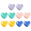 10Pcs 5 Colors Opaque Acrylic European Beads MACR-YW0002-05-1