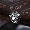 Men's Stainless Steel Finger Rings RJEW-BB29955-11-5