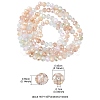 Electroplate Glass Beads Strands EGLA-yw0002-C05-4