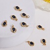 5Pcs Brass Micro Pave Cubic Zirconia Charms ZIRC-SZ0002-15B-3