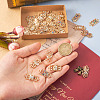 40Pcs 10 Styles Alloy Rhinestone Connector Charms FIND-TA0002-01-6