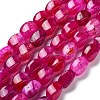 Natural Dragon Veins Agate Beads Strands G-G172-01R-2