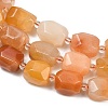 Natural Yellow Aventurine Beads Strands G-Z147-E04-01-4
