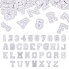 36Pcs 2 Sets 2 Styles Letter A~Z & Number 0~9 Polyester Embroidery Sew On Patches Sets PATC-TA0001-55F-1