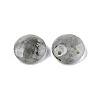 Natural Labradorite Connector Charms G-N326-149A-3