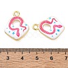 Printed Brass Pendants KK-CBA42CA-04G-03-3